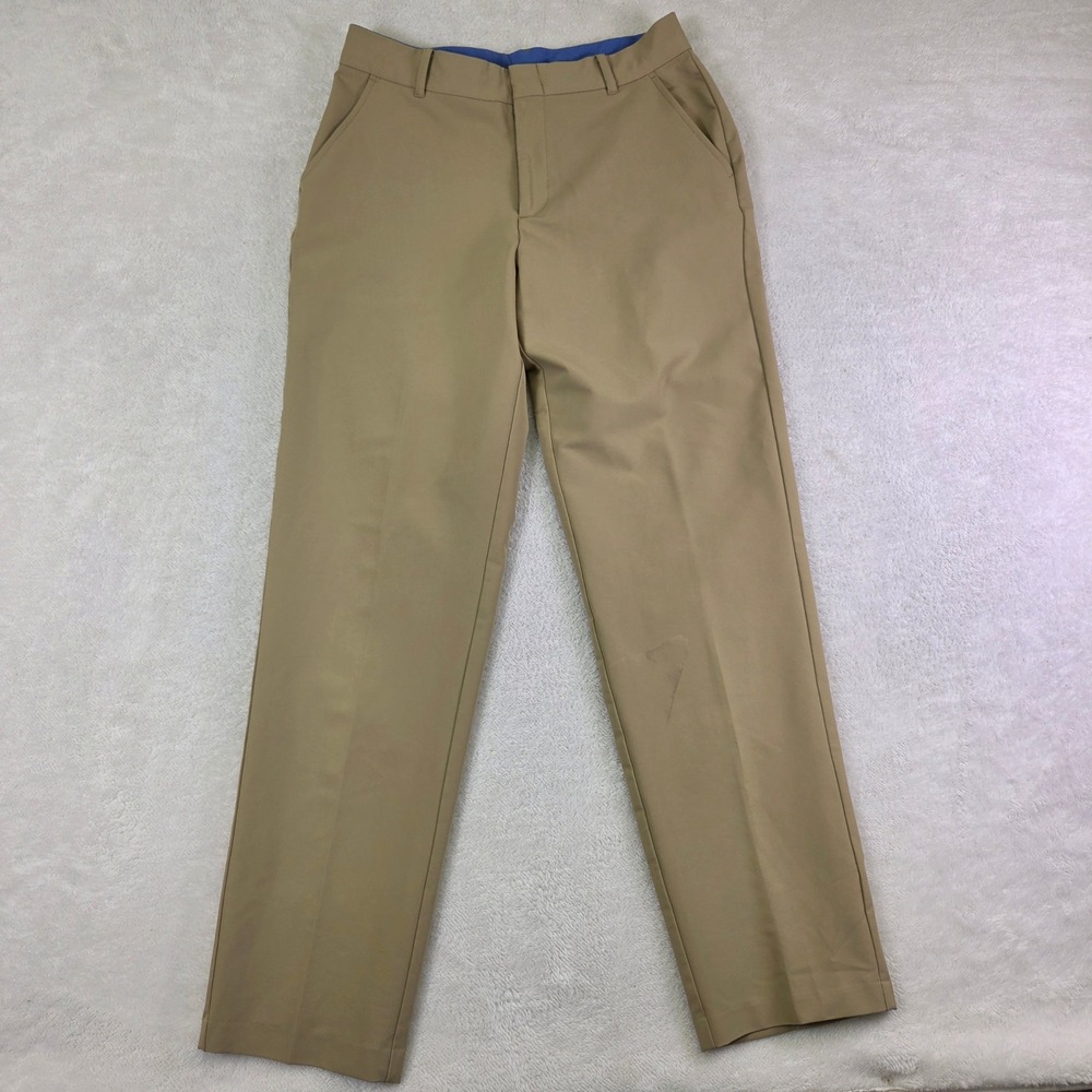 IZOD Women Tan Khaki Flat Front Straight Leg Chino Pants Size 20 ITFFC00F-261